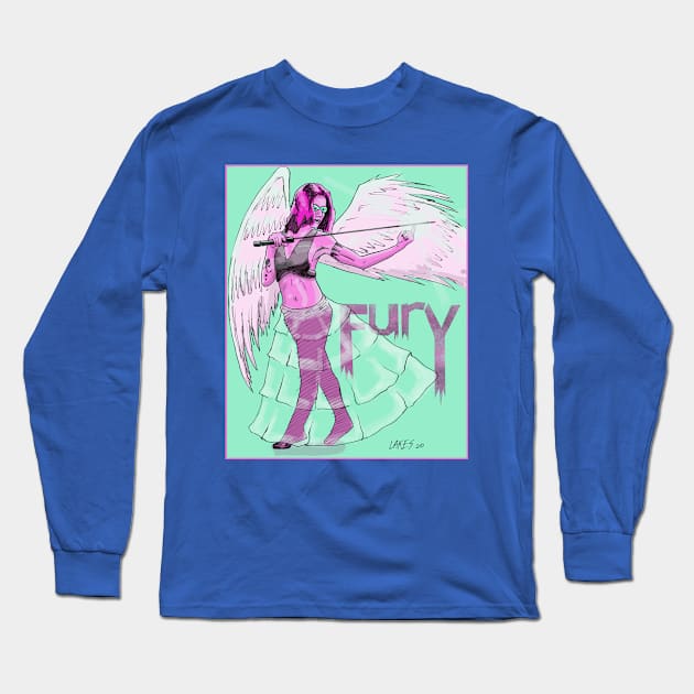 Fury Long Sleeve T-Shirt by Space Spector